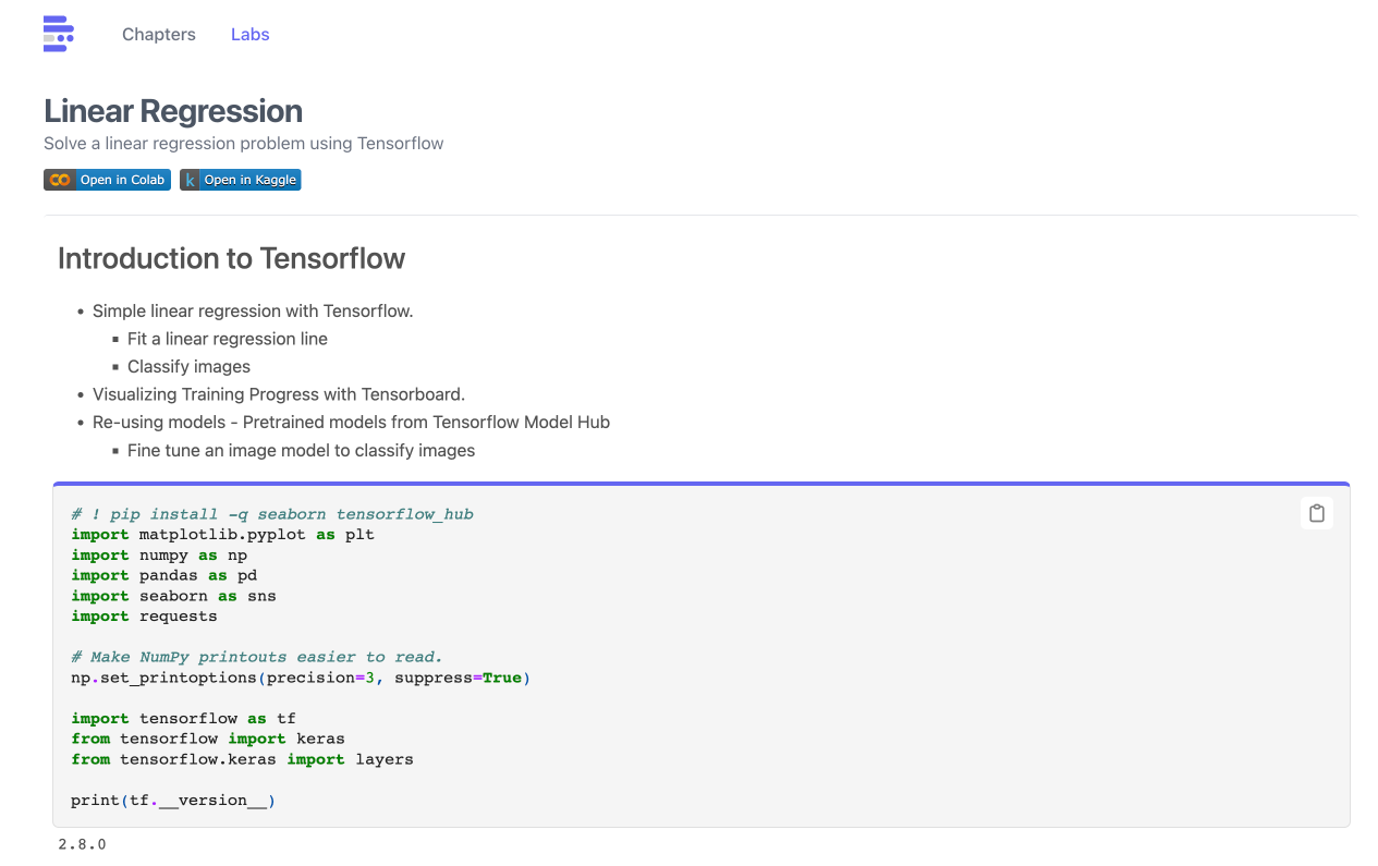 Example Jupyter notebook rendered on the web